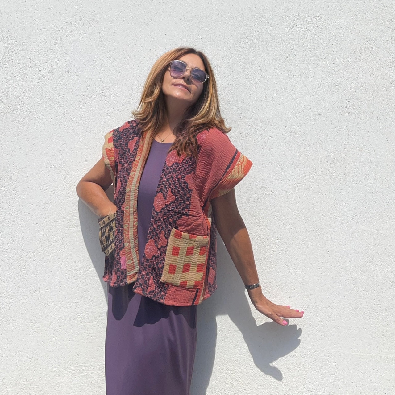 Chaleco Kantha Agra