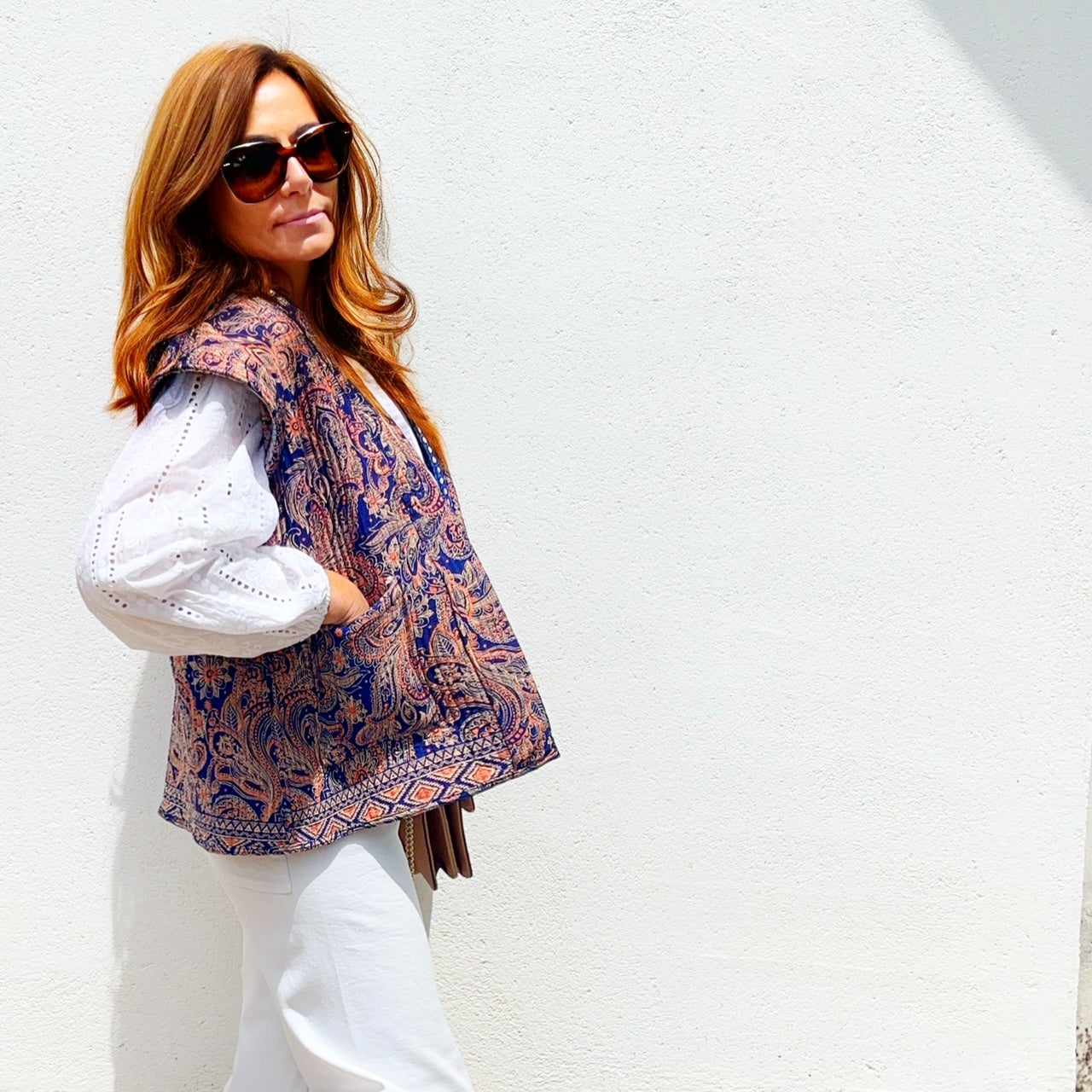 Chaleco JOYA reversible AZUL