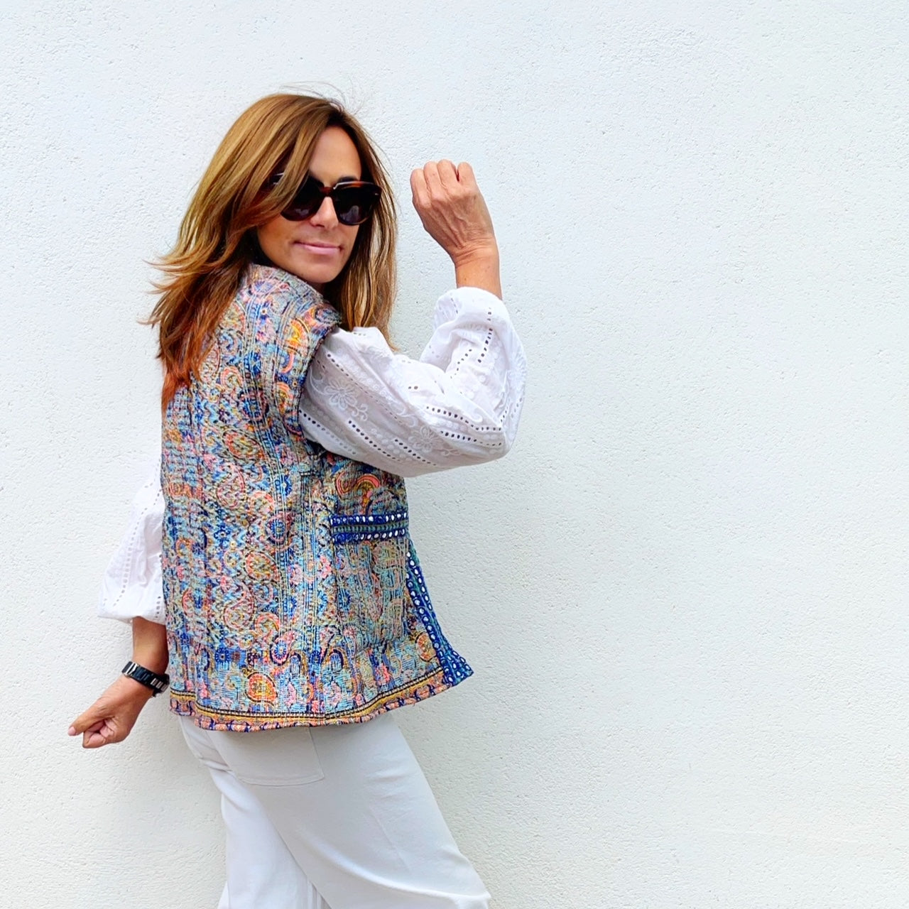 Chaleco JOYA reversible AZUL