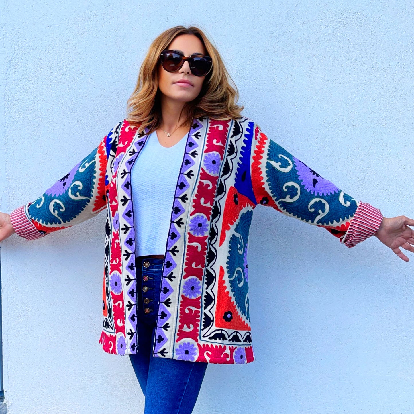 Chaqueta Suzani Terciopelo