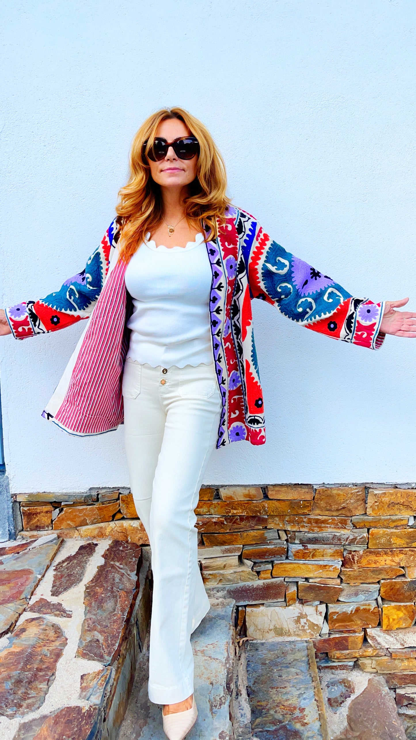 Chaqueta Suzani Terciopelo