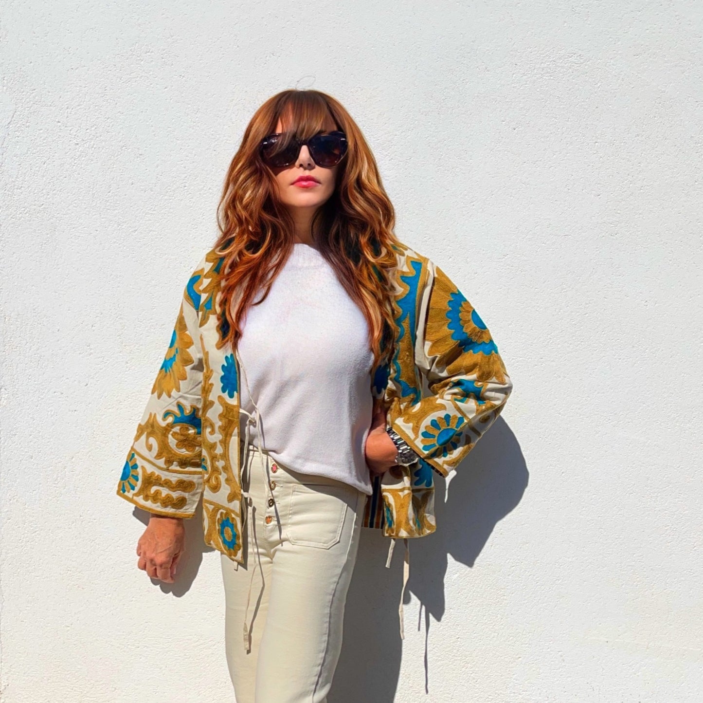 Chaqueta Suzani tarde primavera