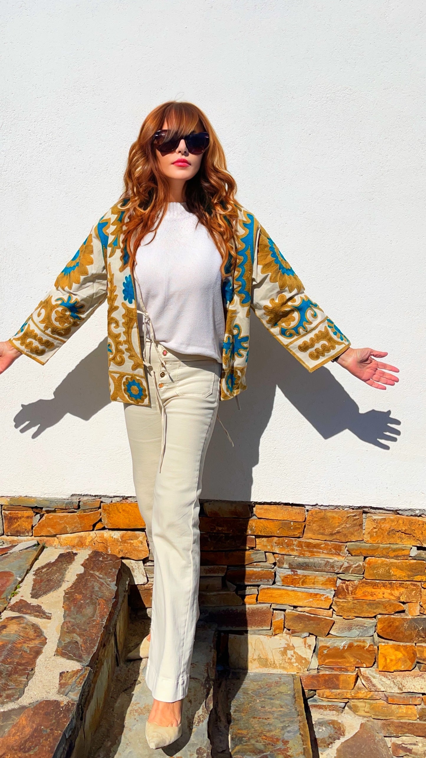 Chaqueta Suzani tarde primavera