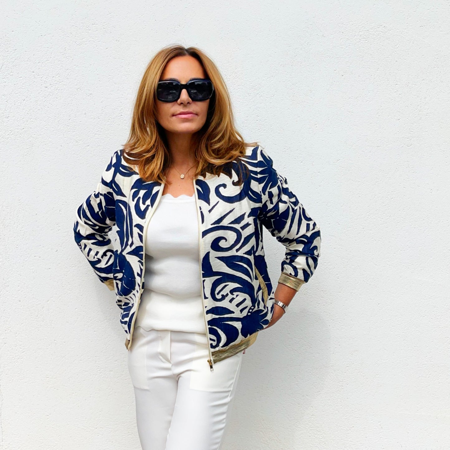 Bomber Emma Azul noche