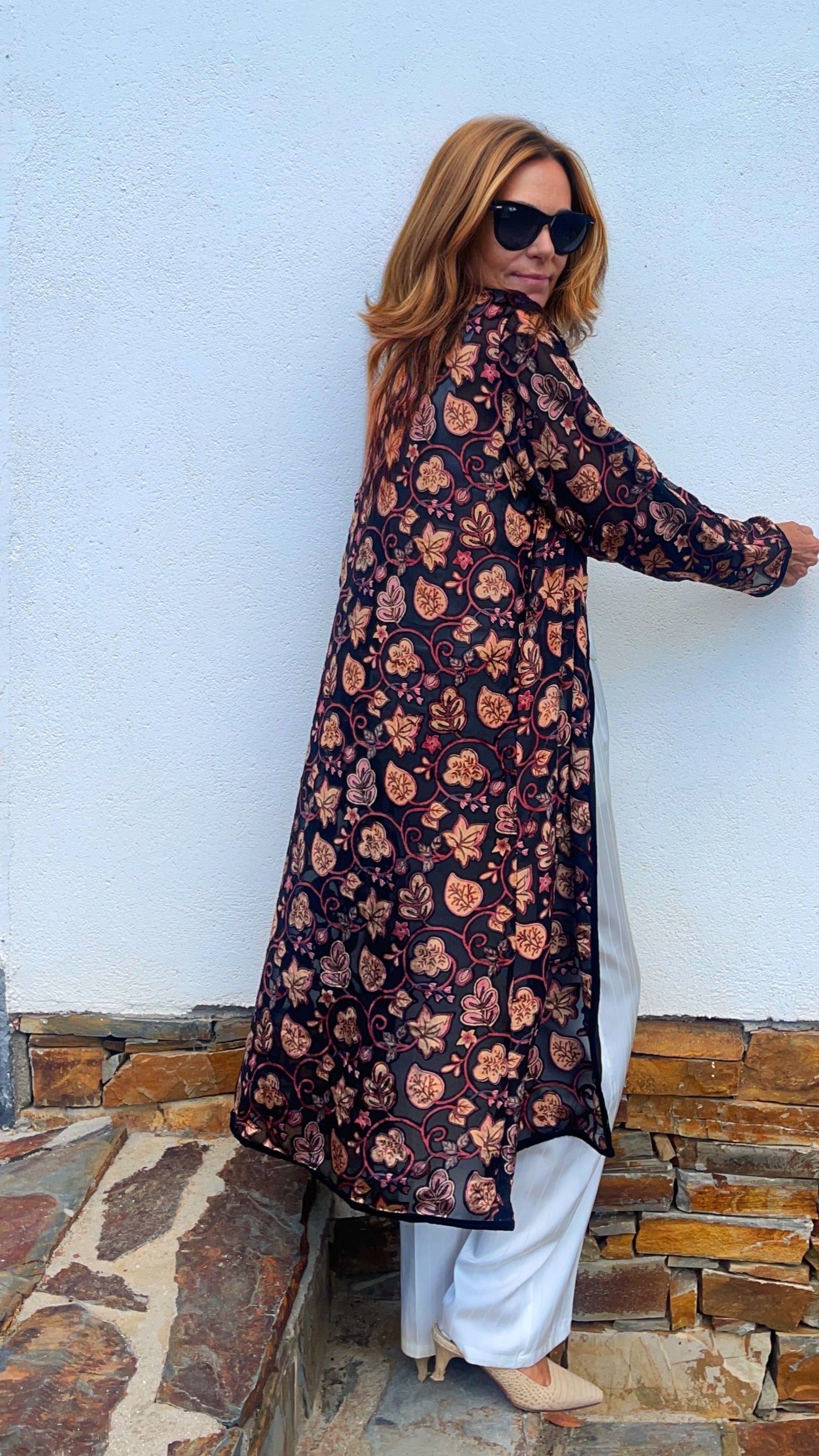KIMONO terciopelo y seda