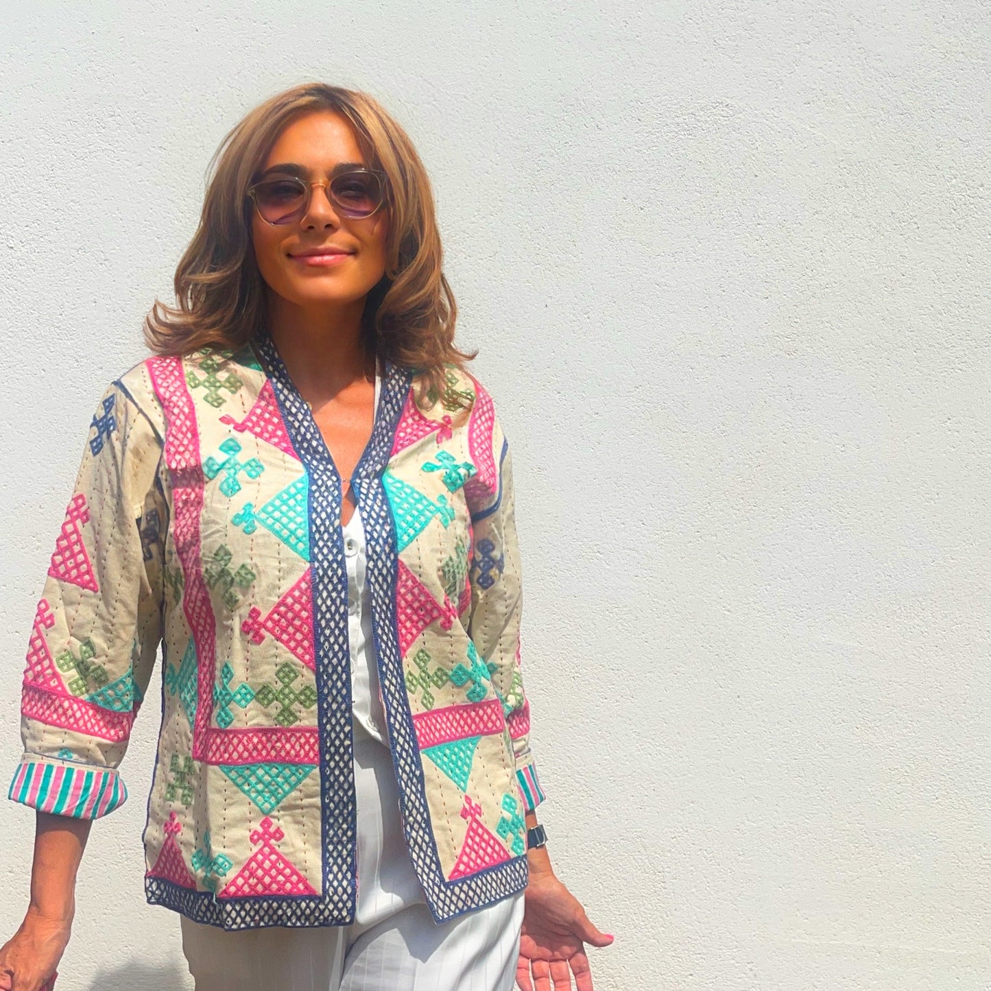 Chaqueta Suzani Bikaner