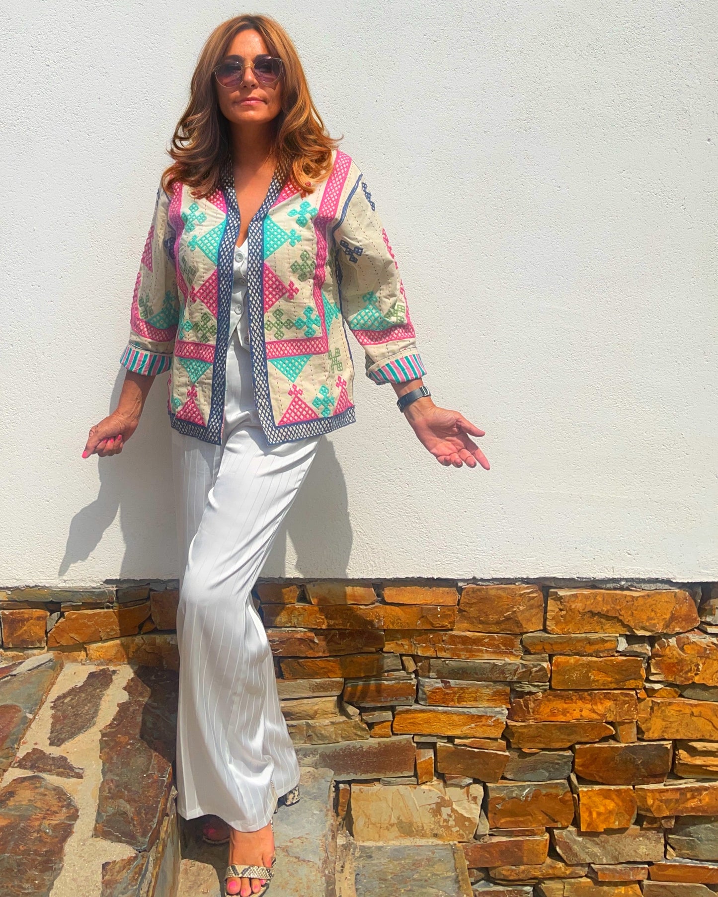Chaqueta Suzani Bikaner