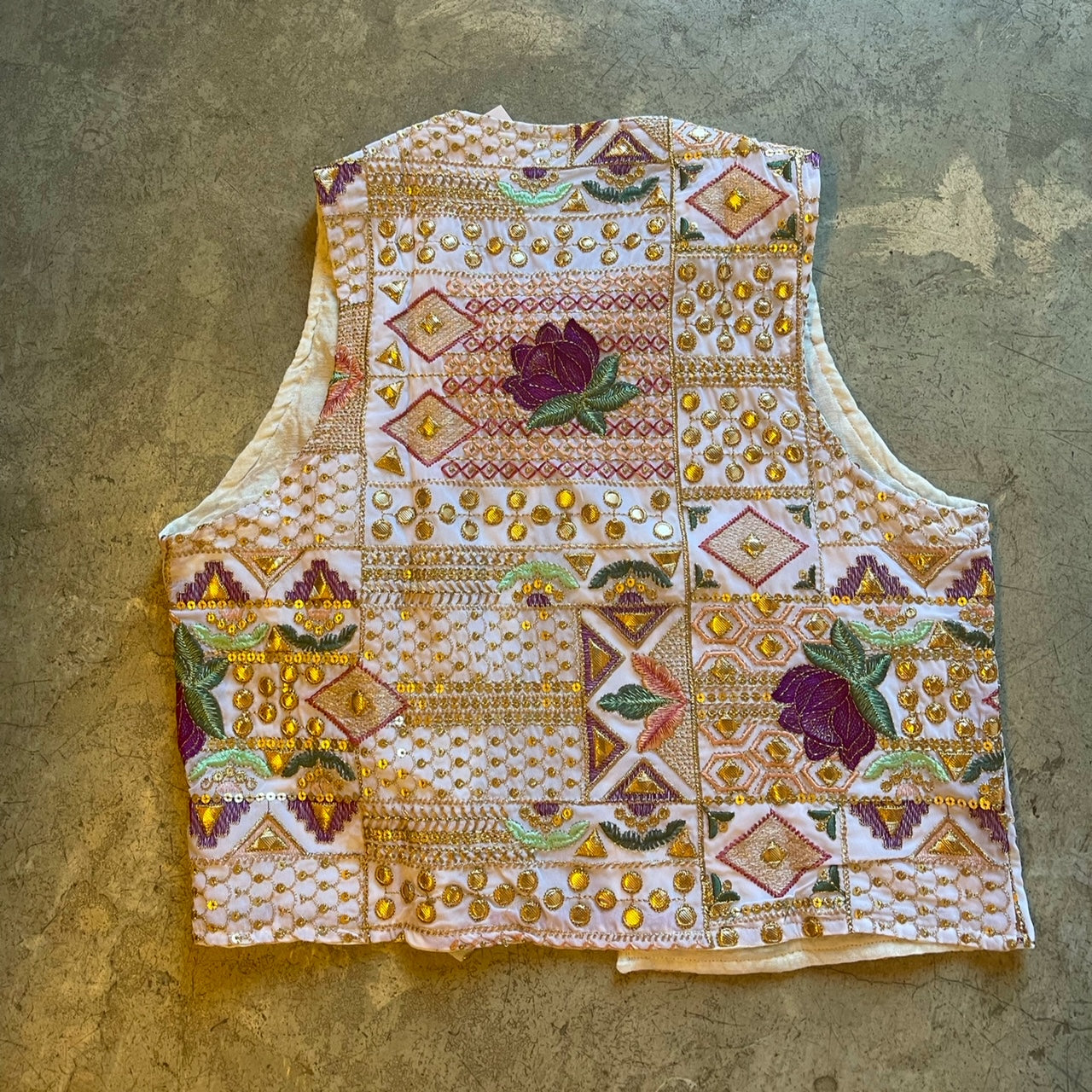 Chaleco BOHO blanco