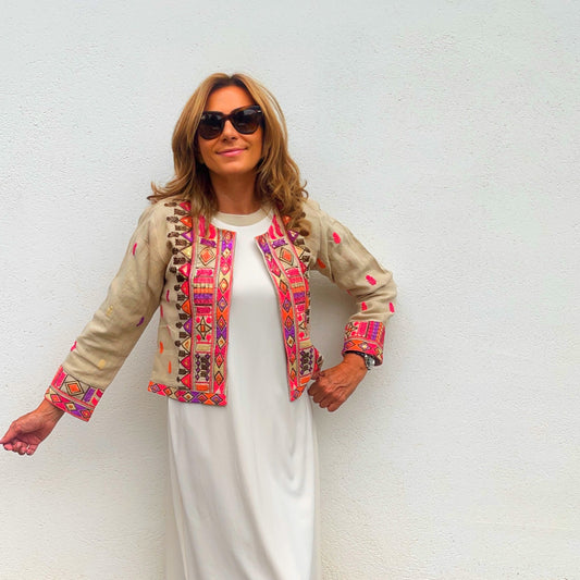 Chaqueta Suzani Indonesia
